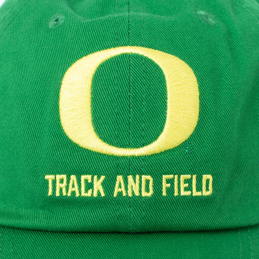 Classic Oregon O, Nike, Green, Curved Bill, Cotton, Accessories, Unisex, Track & Field, Twill, Unstructured, Adjustable, Hat, 882860